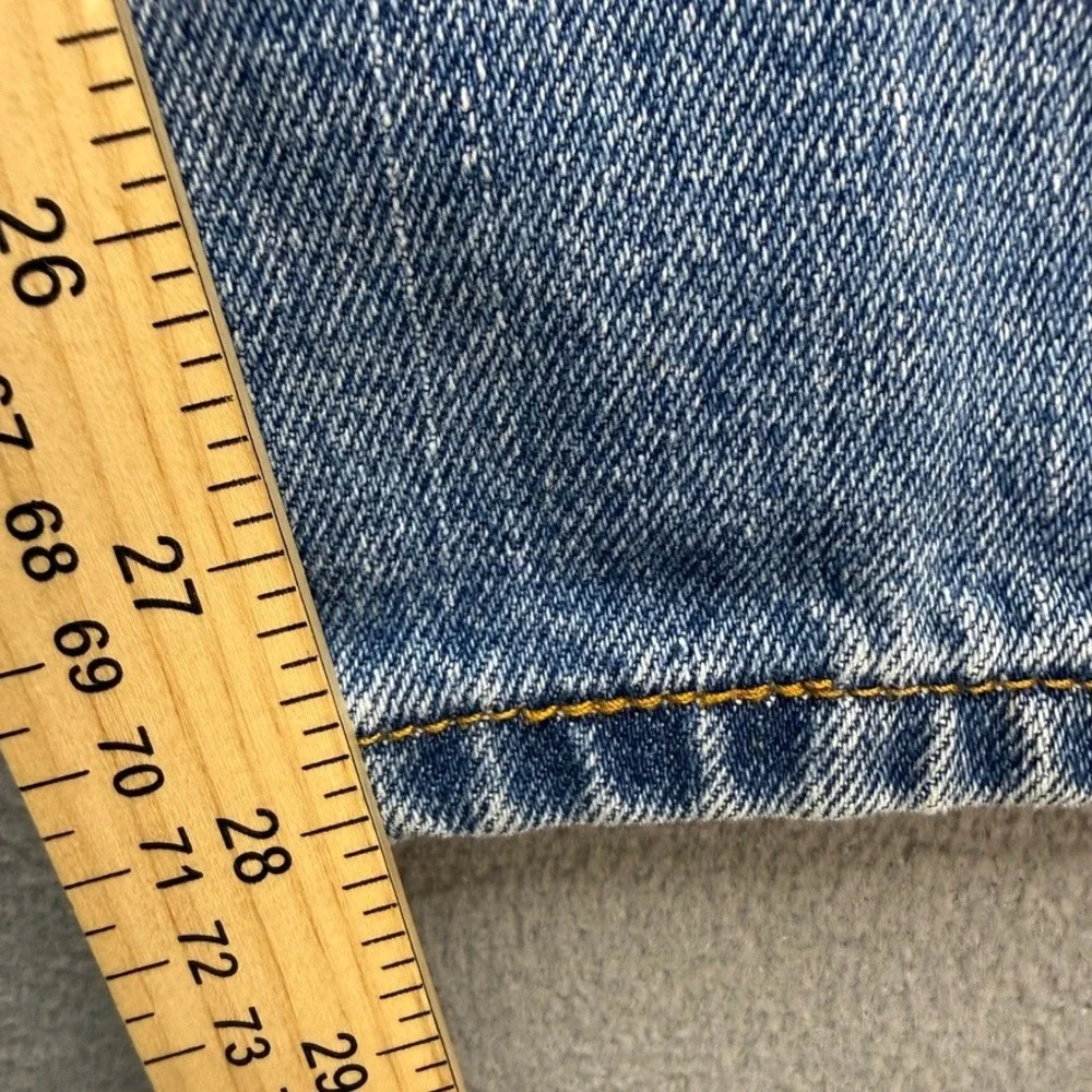 Levi's 505 Regular Fit Straight Leg Jeans W38 L30 (FIT36x28) Blue Denim Y2K